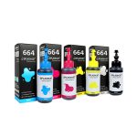 Splashjet 664 Full Set Premium Ink for Epson L100/L110/L200/L210 Printer Price in Bangladesh
