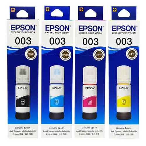 Epson 003 CMYK Full Set Refill Ink Bottle price in bd