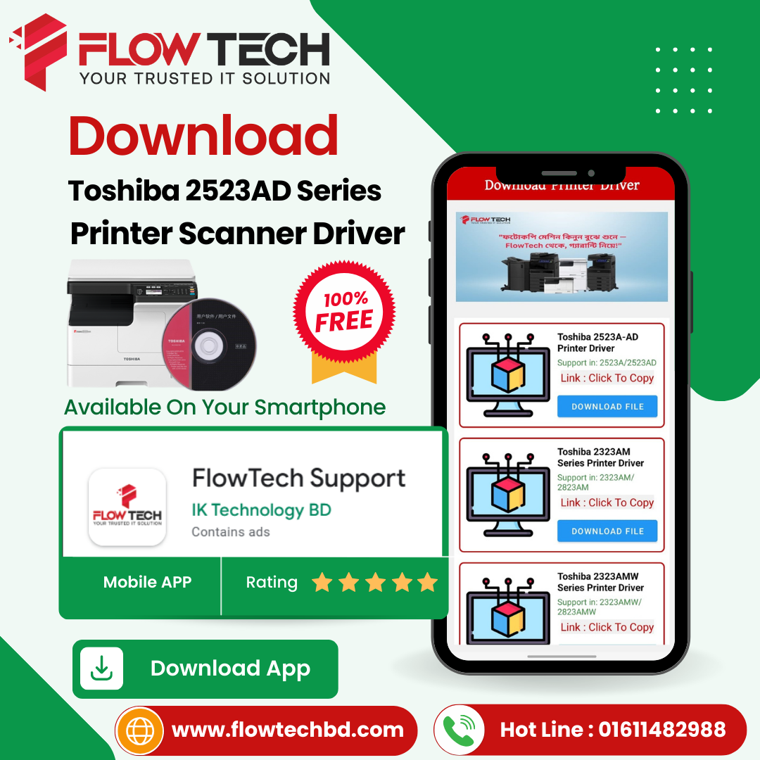 Toshiba 2523AD Printer Scanner Driver Free Download