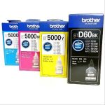 BROTHER BT-D60BK & BT 5000 Ink Bottle 4 Color Full Set Price in Bangladesh
