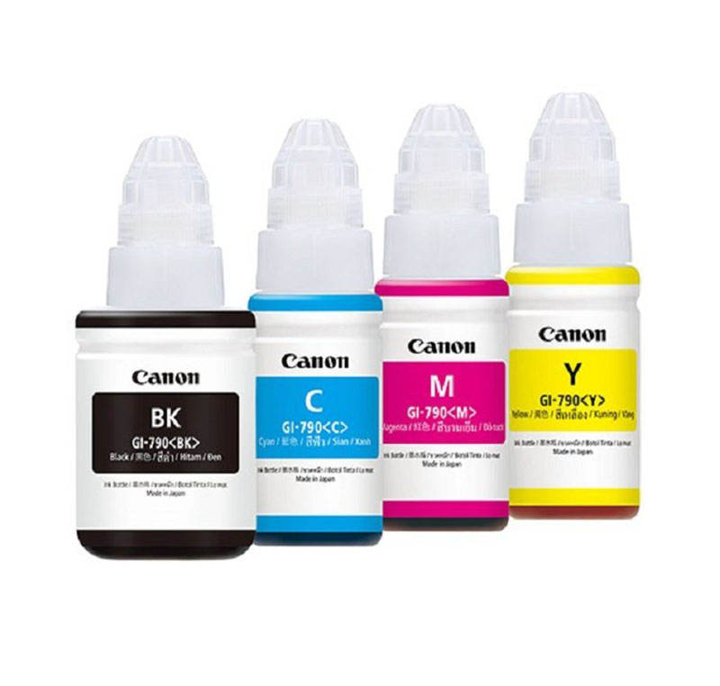 Canon GI 790 BCYM Ink Bottles 4 Color Full Set Price in Bangladesh