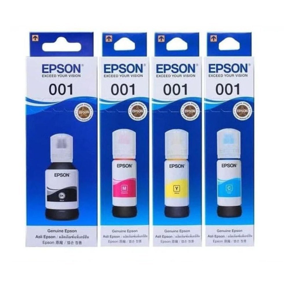 Epson 001 Ink Bottle 4 Colors Full Set Price in Bangladesh