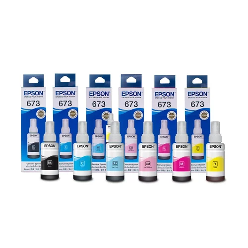 Epson 673 Ink Bottle 70ml (6 Color Full Set) Price in BD